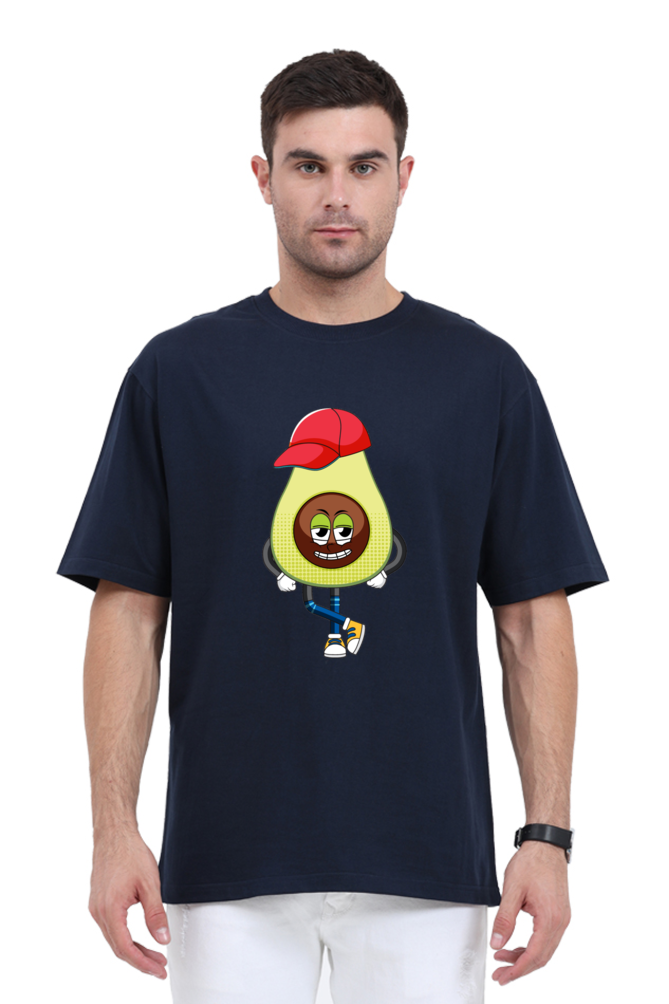 Unisex Oversized Cap Avocado T-Shirt - Image 6