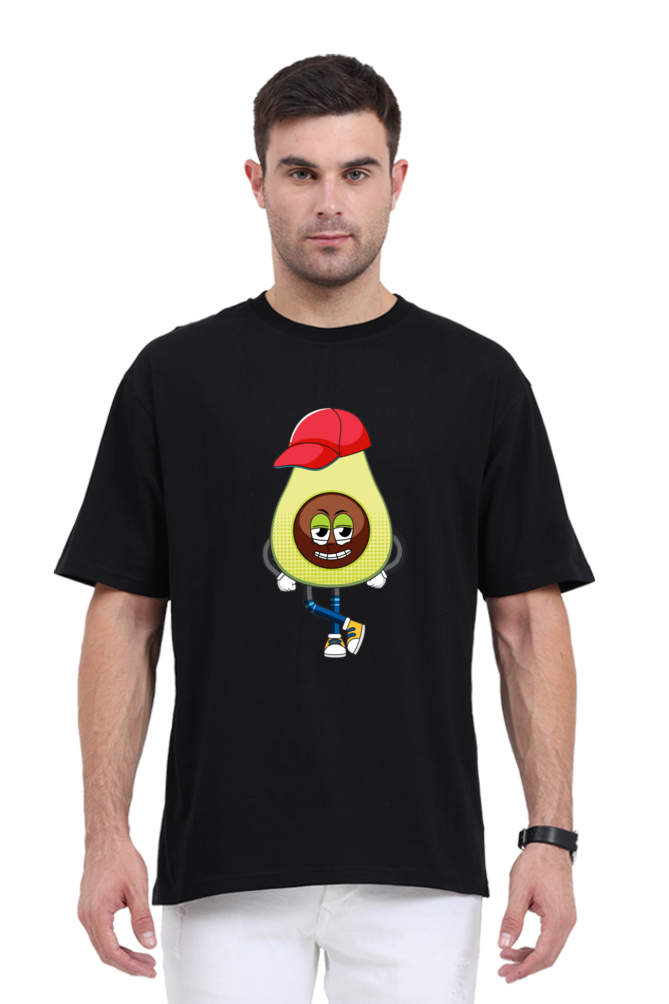 Unisex Oversized Cap Avocado T-Shirt - Image 7