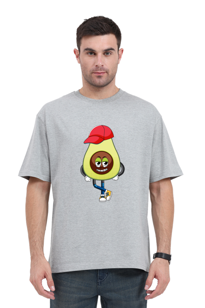 Unisex Oversized Cap Avocado T-Shirt - Image 5