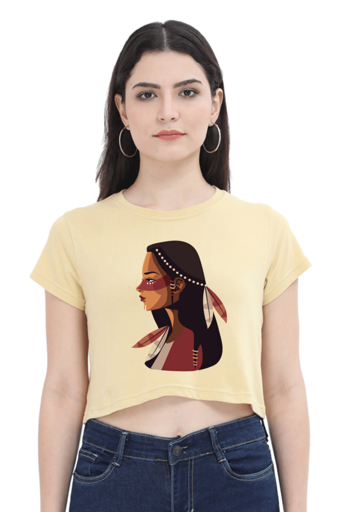 Female Premium Cotton Crop Top - Stylish Fit
