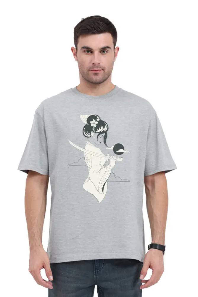 Warrior Spirit: Unisex Oversized Classic T-Shirt - Image 3