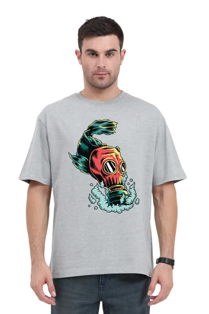 Masked Mystery: Unisex Oversized Classic T-Shirt - Image 2