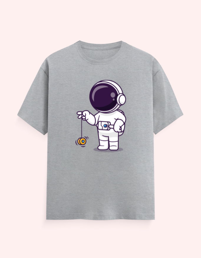 Astronaut Playing With Yo Yo T-Shirt - Image 3
