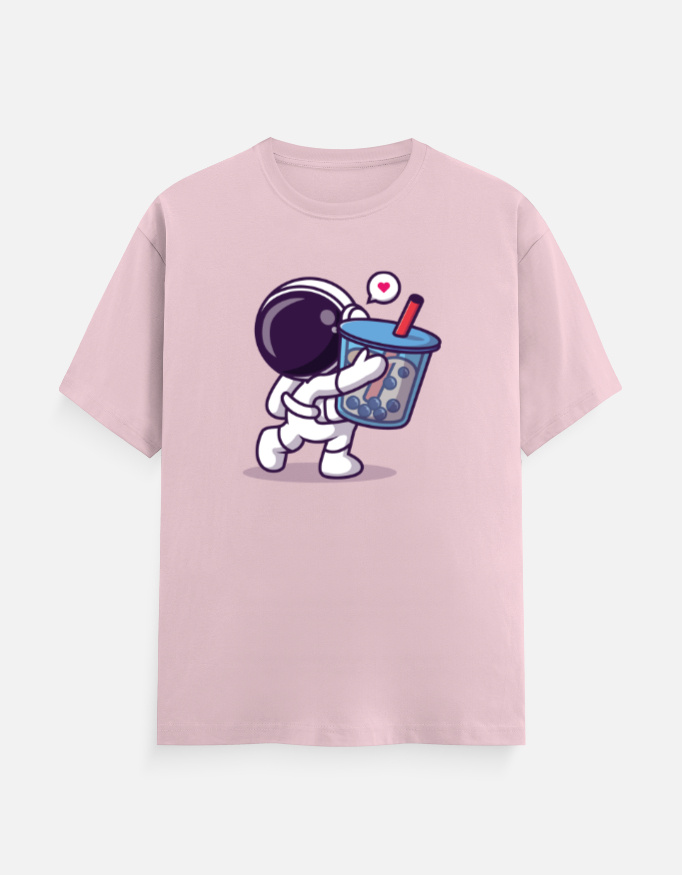 Boba Lover Astronaut T-Shirt - Image 13