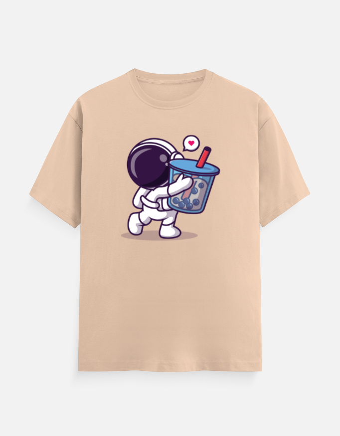 Boba Lover Astronaut T-Shirt - Image 15