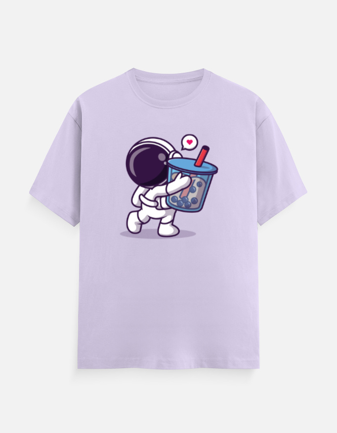 Boba Lover Astronaut T-Shirt