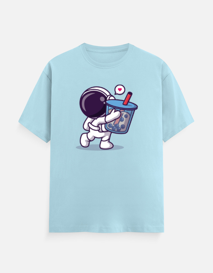 Boba Lover Astronaut T-Shirt - Image 5