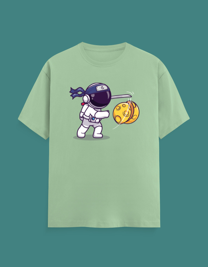 Moon Splitter Astronaut T-Shirt - Image 5