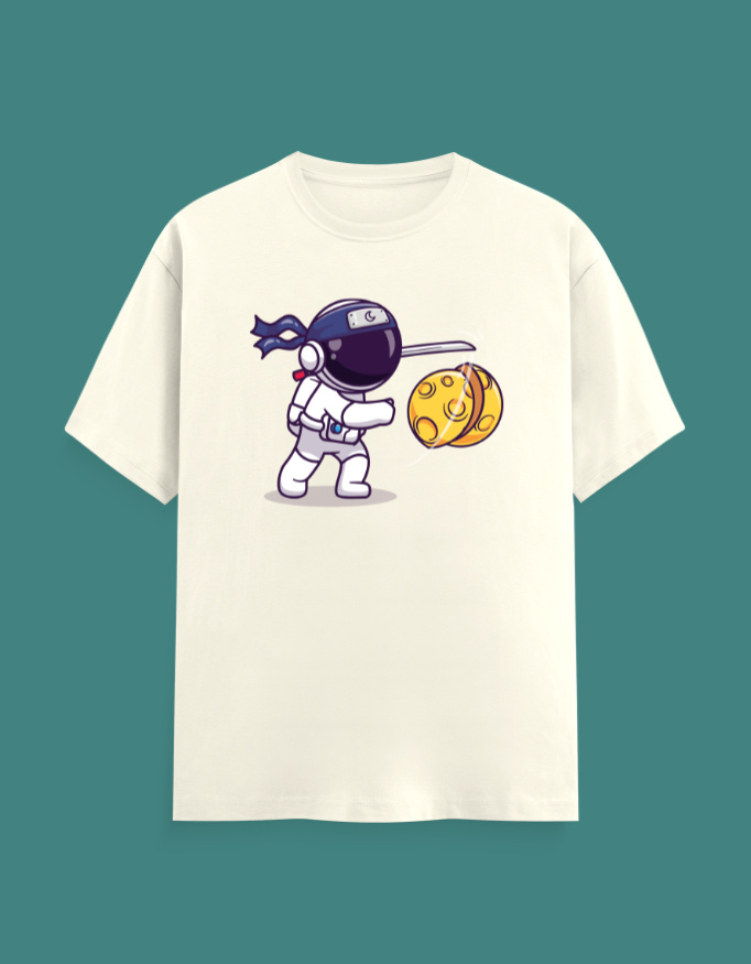 Moon Splitter Astronaut T-Shirt - Image 7