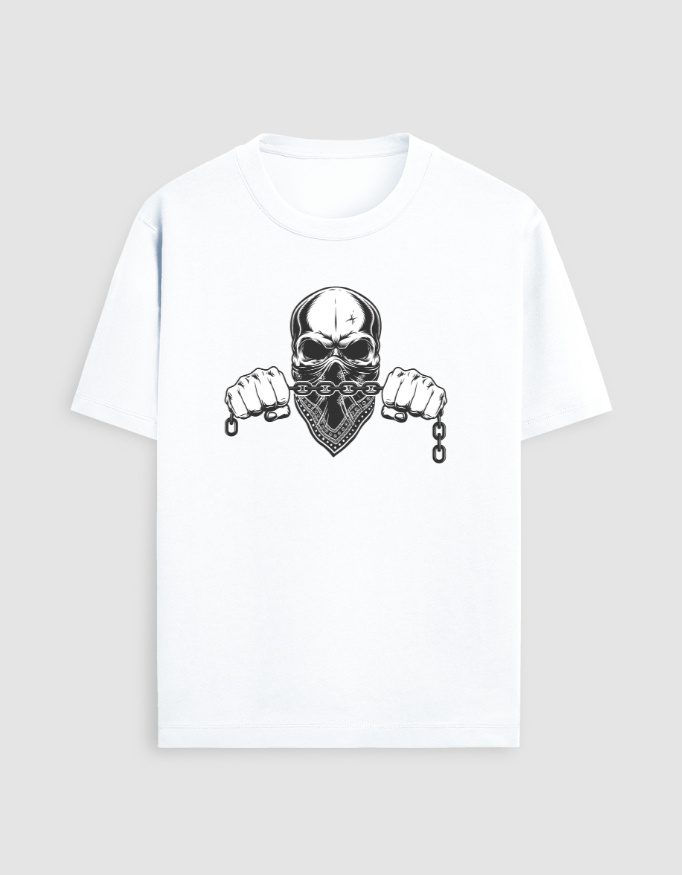 Gangsta White T-Shirt
