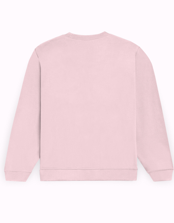 Light Baby Pink Unisex Sweatshirt 300 GSM – Alfa Goat - Image 2