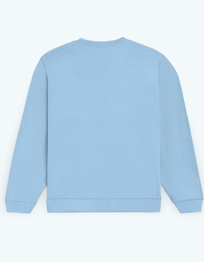 Baby Blue Unisex Sweatshirt 300 GSM – Alfa Goat - Image 2