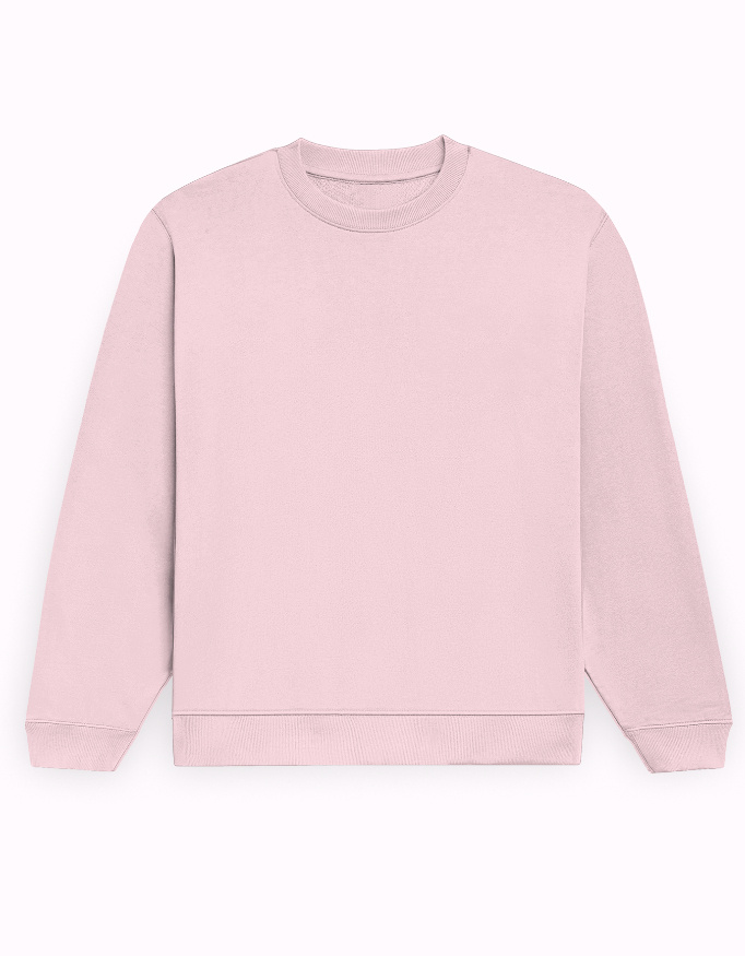 Light Baby Pink Unisex Sweatshirt 300 GSM – Alfa Goat
