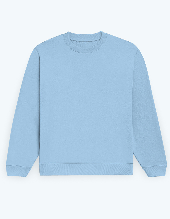 Baby Blue Unisex Sweatshirt 300 GSM – Alfa Goat
